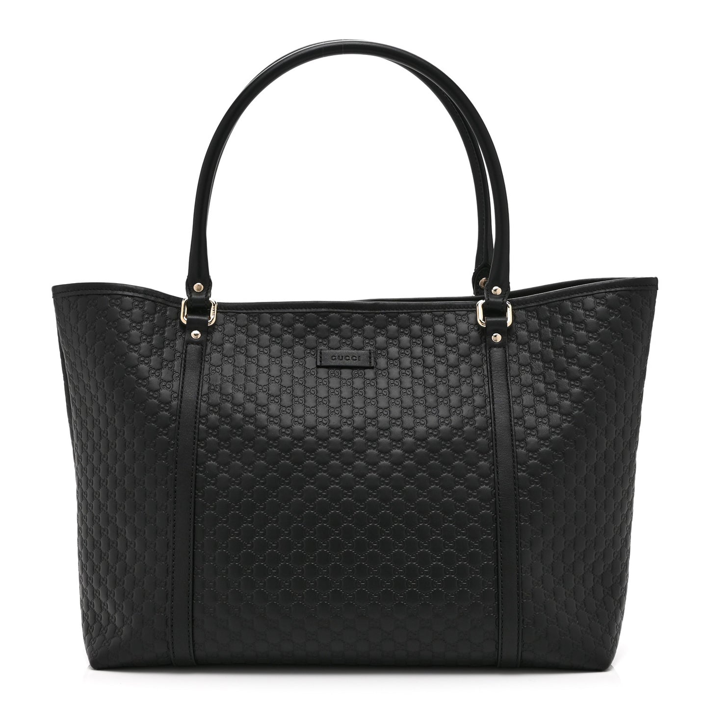 Microguccissima Medium Joy Tote Black