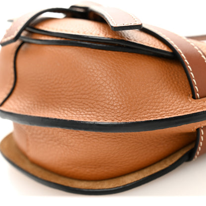 Loewe Grained Calfskin Mini Gate Crossbody Bag Caramel Pecan 9 of 9