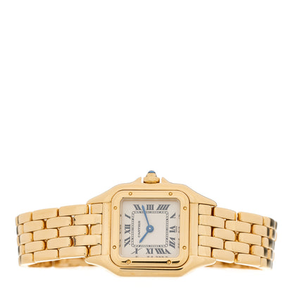 Cartier 18K Yellow Gold 22mm Panthere Quartz Watch 2 of 4