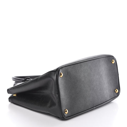 Prada Saffiano Medium Galleria Double Zip Tote Black 4 of 11
