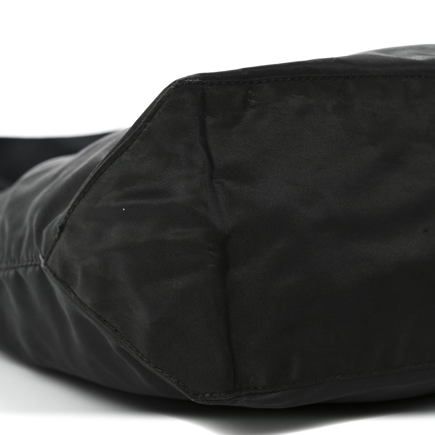 Tessuto Nylon Triangle Tote Mimetico Black