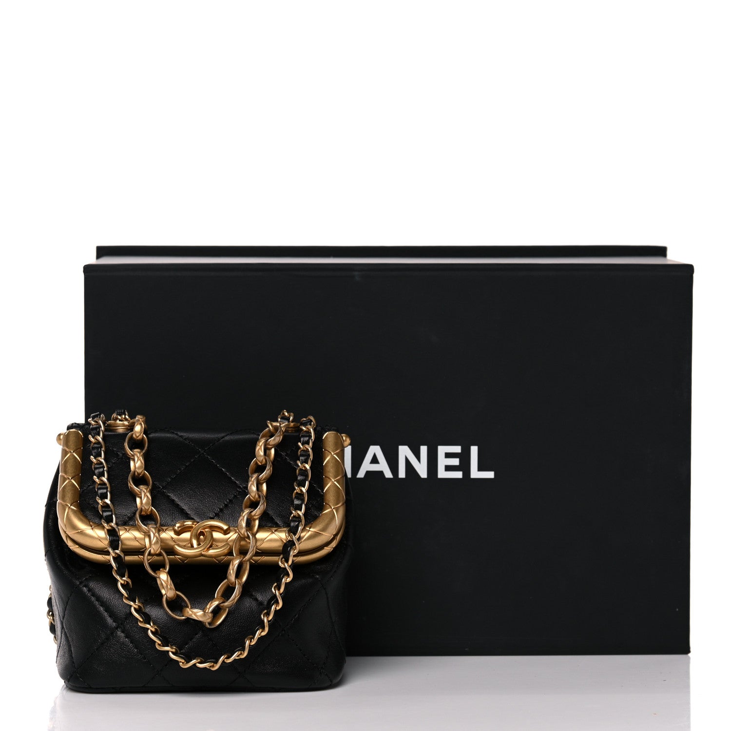 Chanel Lambskin Quilted Small My Crush Bag Black 10 of 10