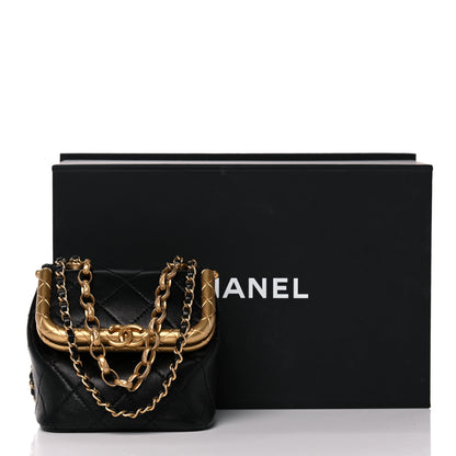 Chanel Lambskin Quilted Small My Crush Bag Black 10 of 10