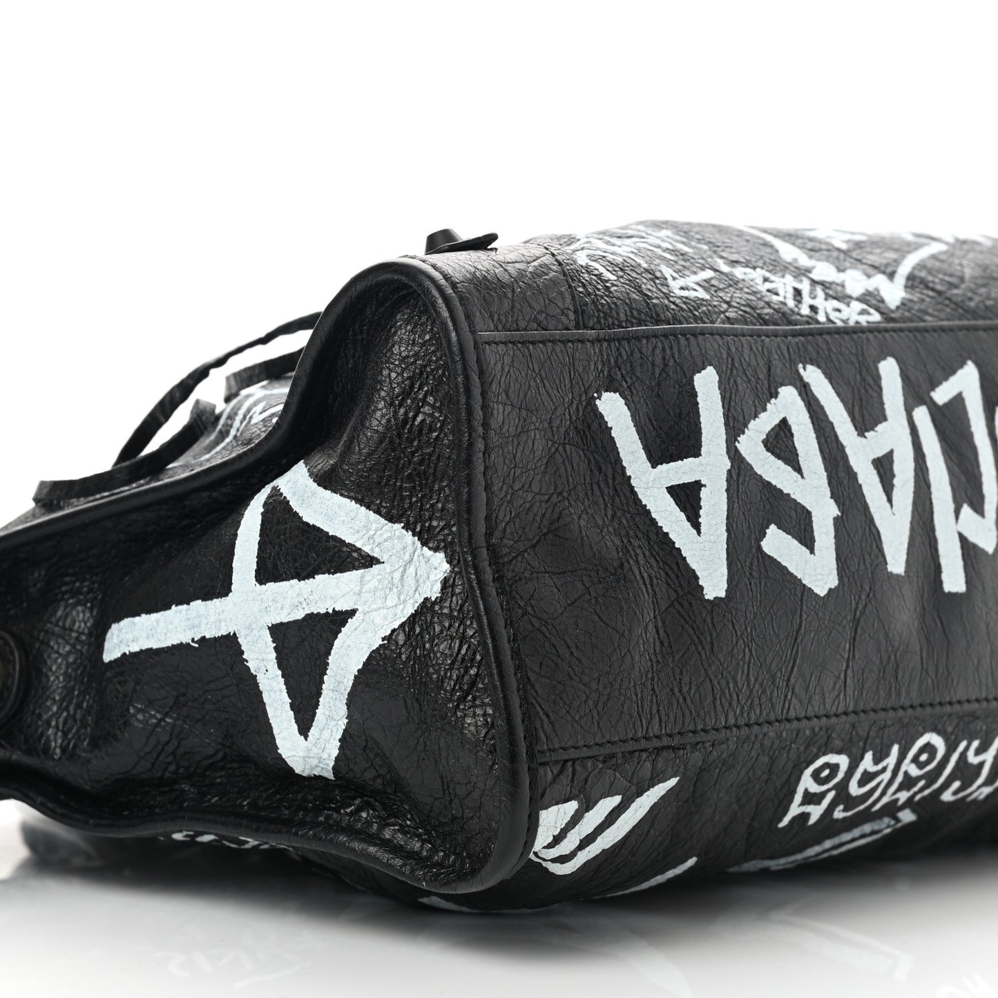 Agneau Arena Graffiti All Over Classic Hardware City Black White
