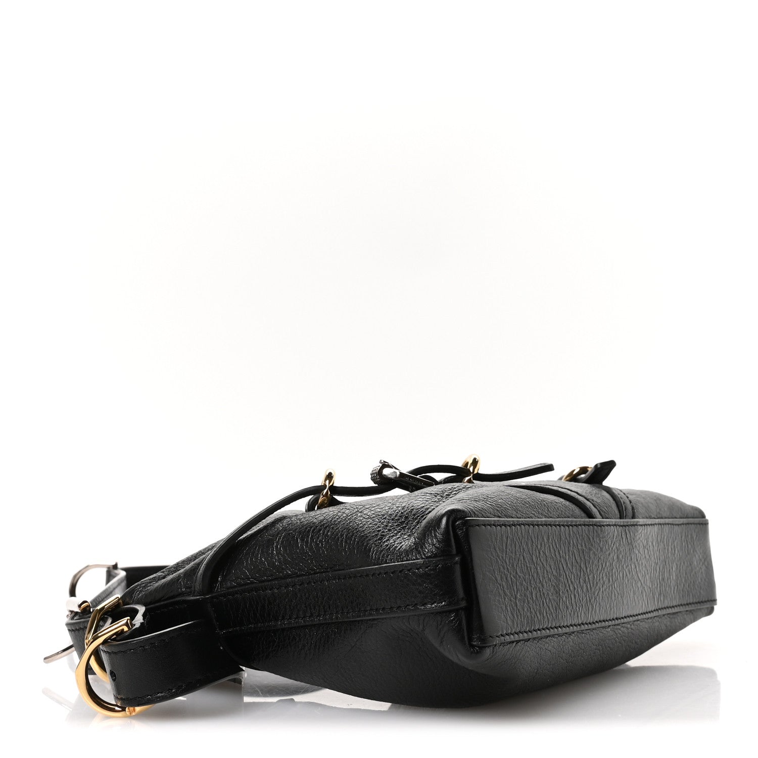Givenchy Tumbled Calfskin Mini Voyou Boyfriend Party Bag Black 4 of 10
