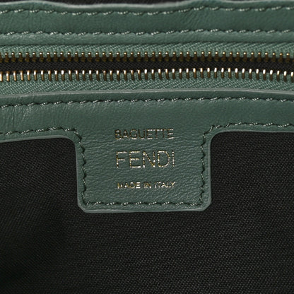 Fendi Nappa FF 1974 Embossed Baguette Menta 6 of 9