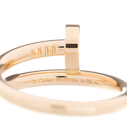 Cartier 18K Pink Gold Juste Un Clou Ring 56 7.5 4 of 5