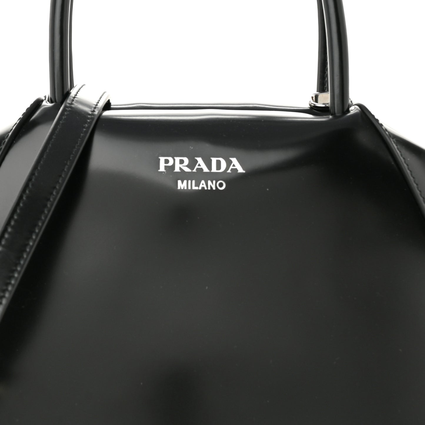Spazzolato Small Supernova Handbag Black