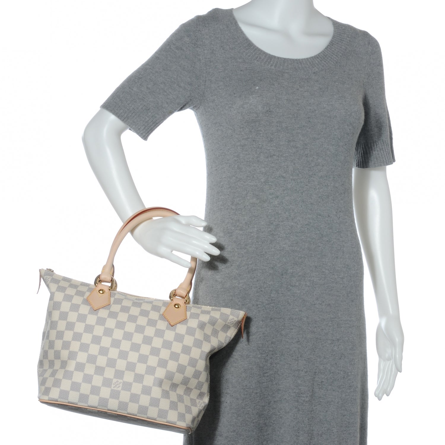 Louis Vuitton Damier Azur Saleya PM 2 of 7