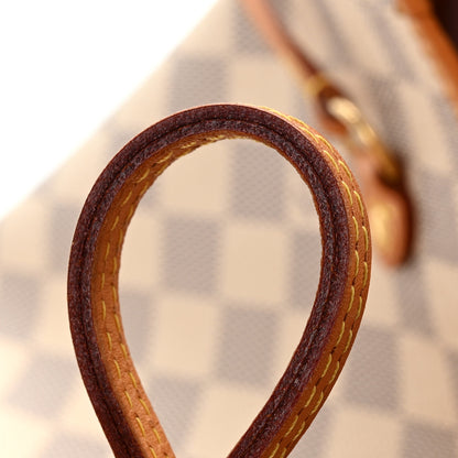 Louis Vuitton Damier Azur Neo Neverfull MM Rose Ballerine 13 of 13