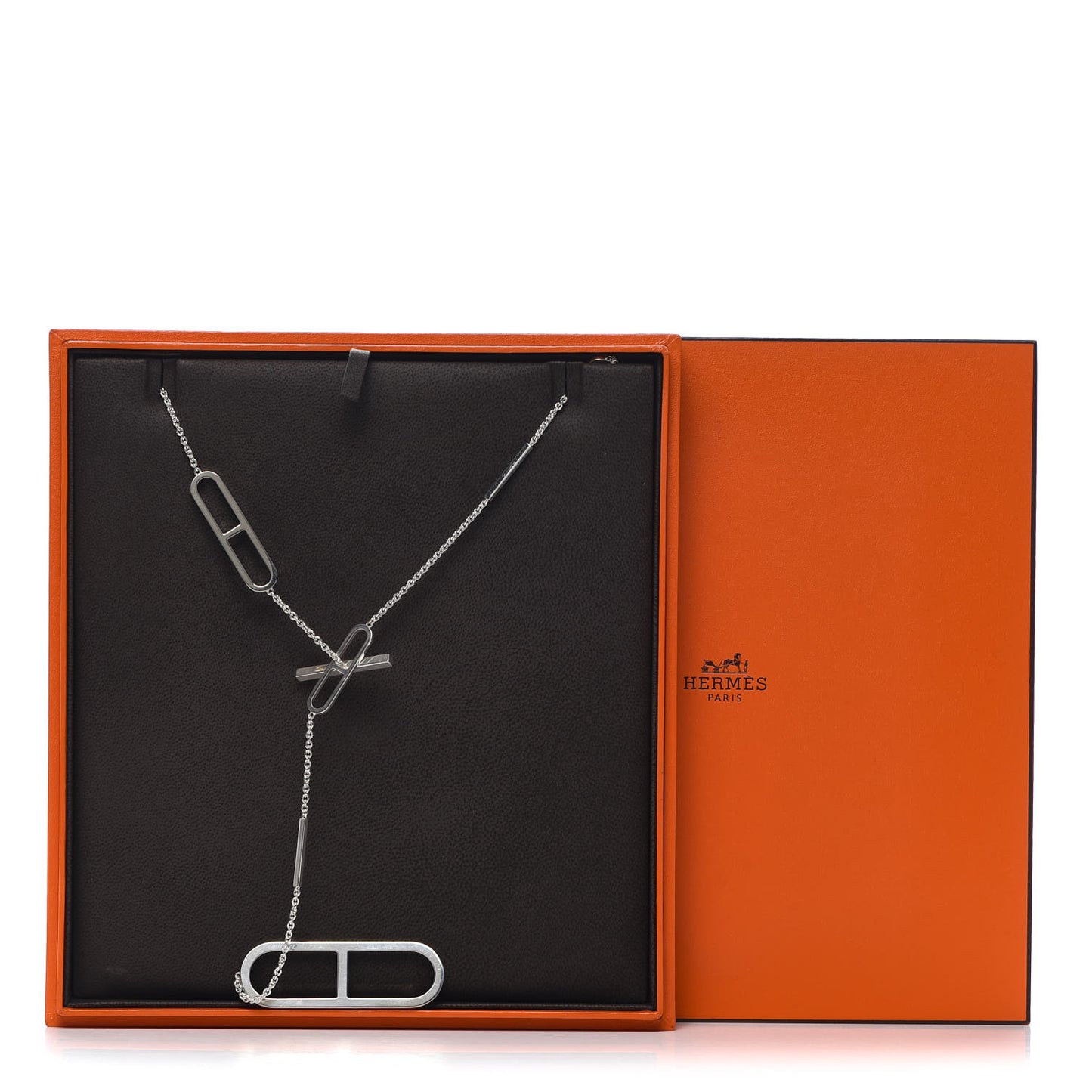 Sterling Silver Ever Chaine d'Ancre Long Lariat Necklace