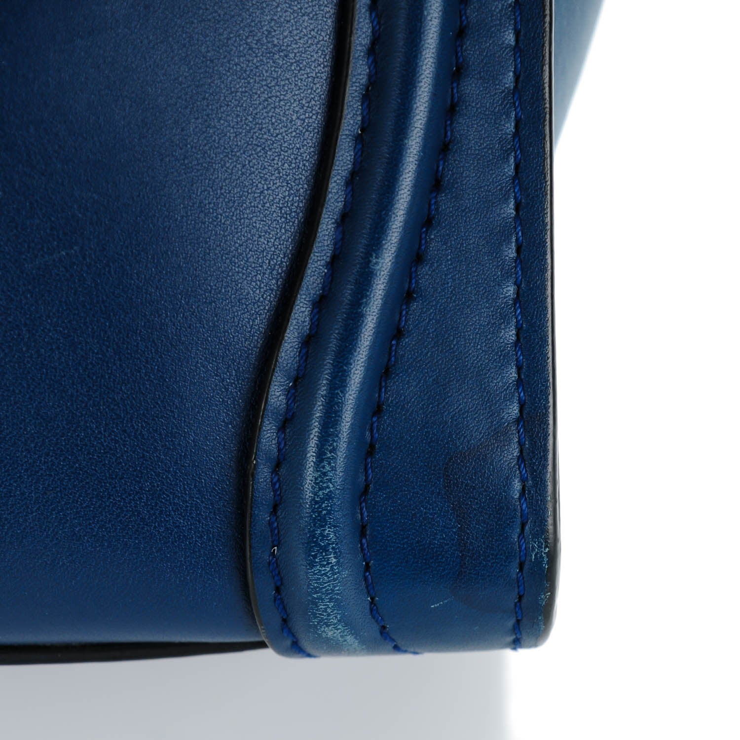 Celine Smooth Calfskin Nano Luggage Ocean Blue 11 of 12