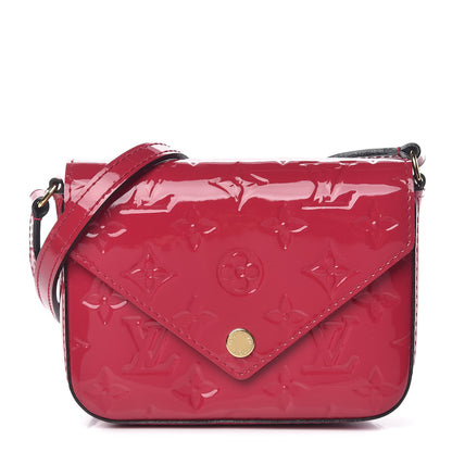 Louis Vuitton Vernis Mini Sac Lucie Rose Indien 1 of 9