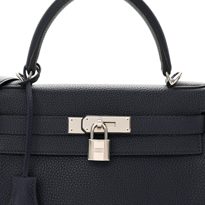 Hermes Togo Kelly Retourne 28 Bleu Nuit 7 of 10