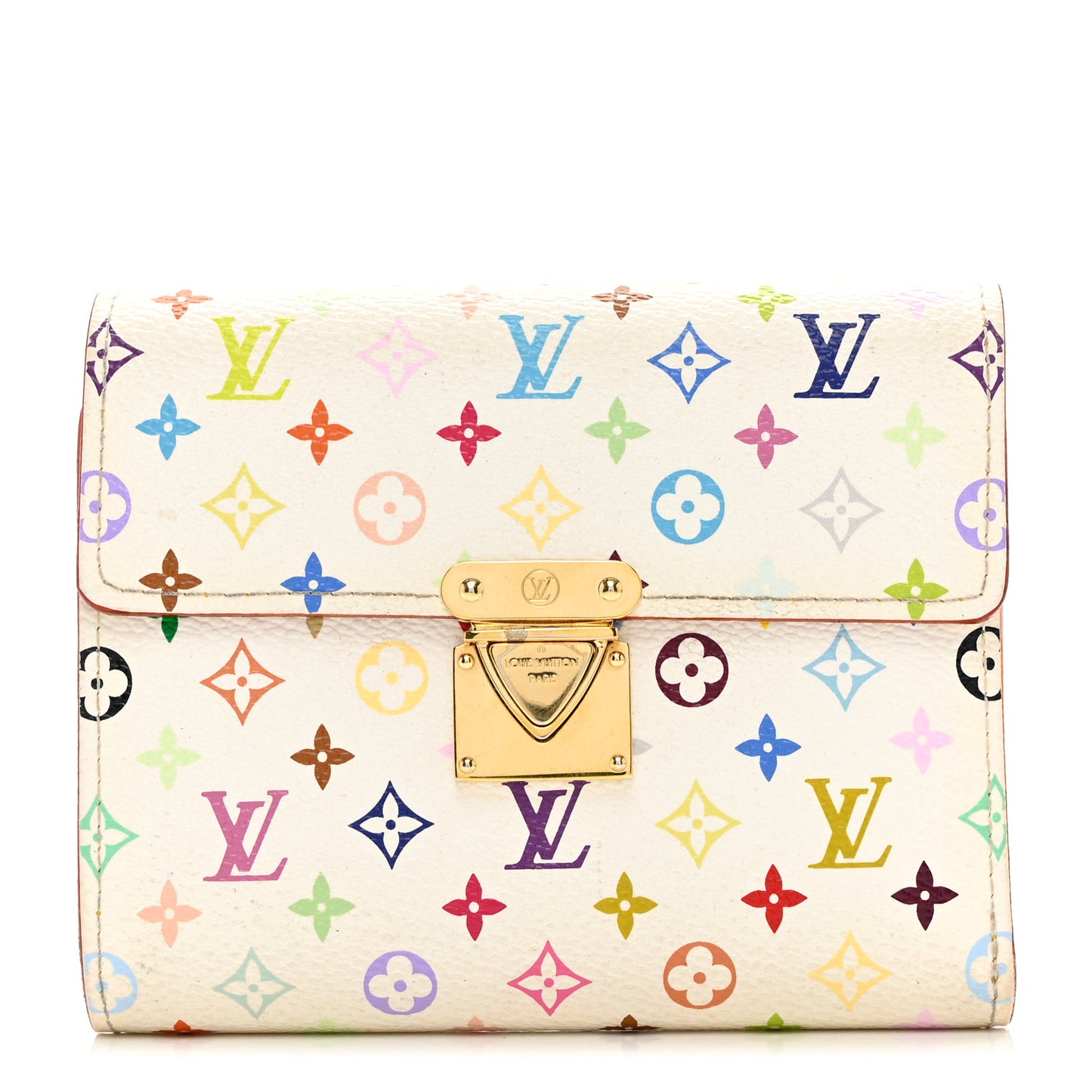 Monogram Multicolor Koala Wallet White