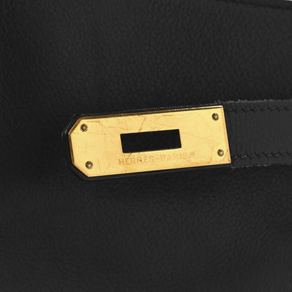 Hermes Evergrain Kelly Retourne 32 Black 17 of 21
