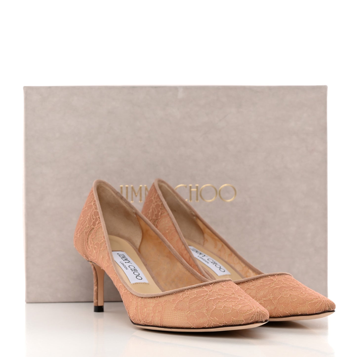 Lace Romy 60 Pumps 38.5 Ballet Pink