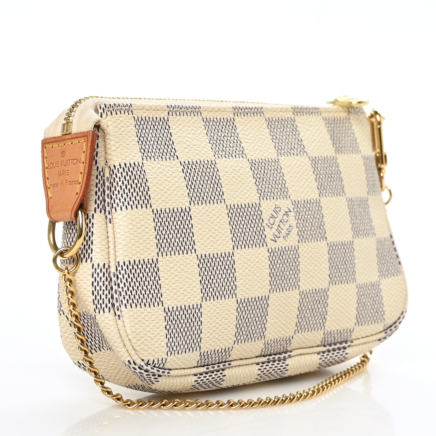 Louis Vuitton Damier Azur Mini Pochette Accessories 3 of 9
