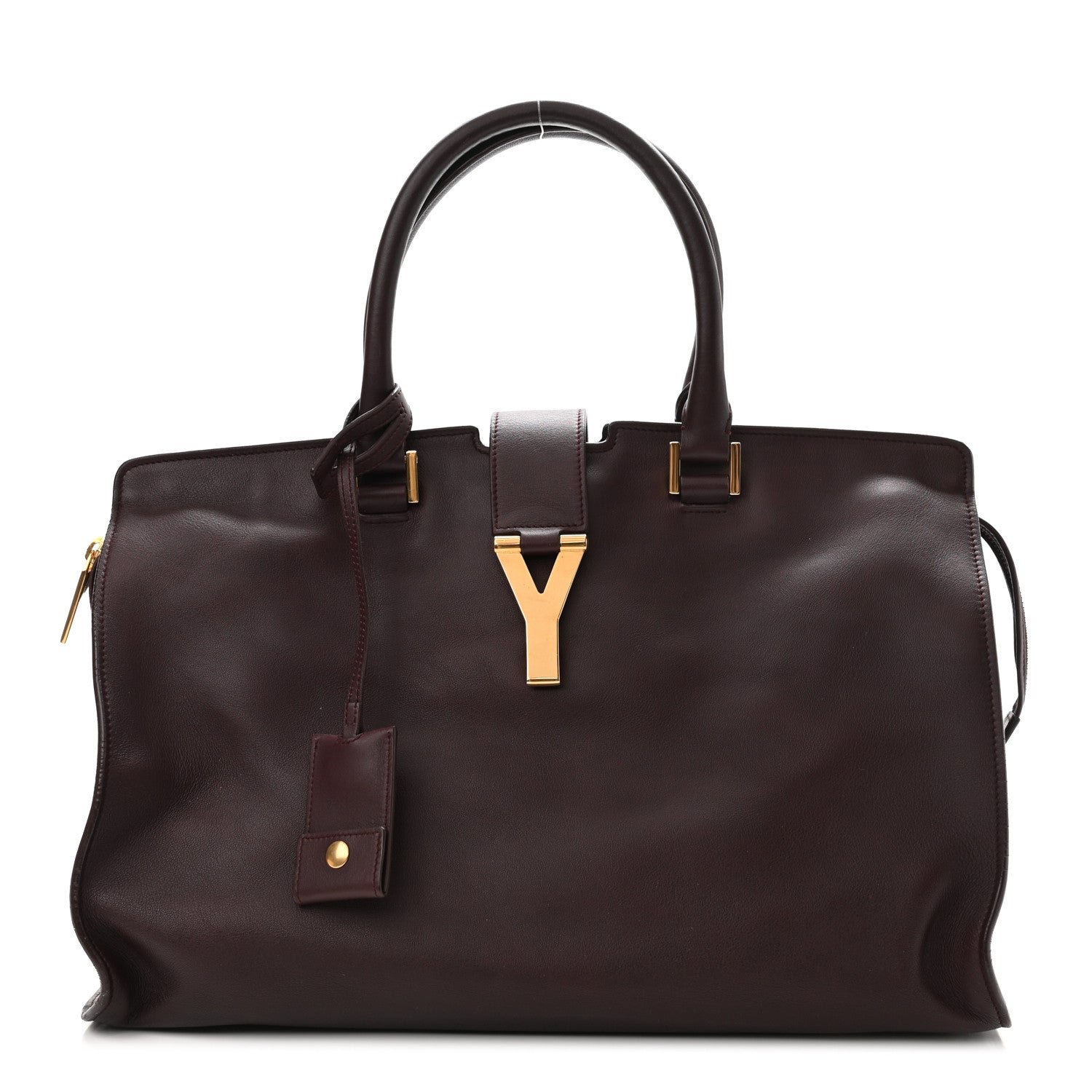 Saint Laurent Calfskin Medium Classic Y Cabas Bordeaux 1 of 11
