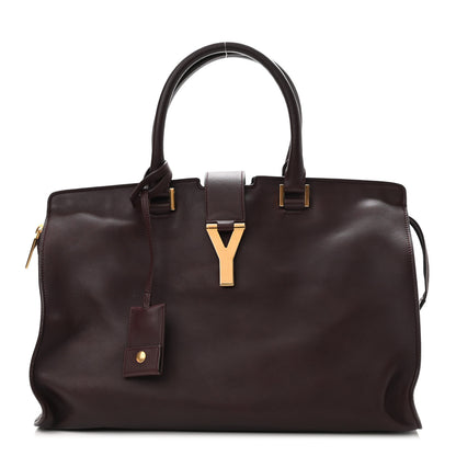 Saint Laurent Calfskin Medium Classic Y Cabas Bordeaux 1 of 11