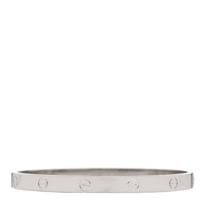 Cartier 18K White Gold LOVE Bracelet 20 1 of 6