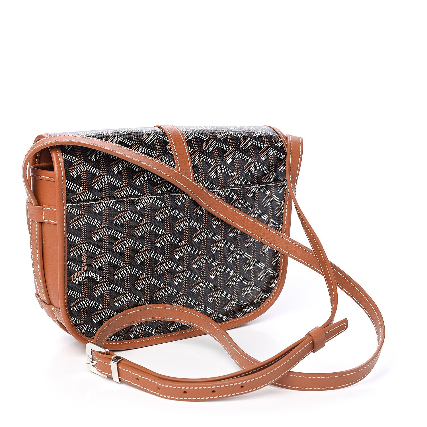 Goyard Goyardine Belvedere II PM Messenger Bag Black Gold 2 of 9