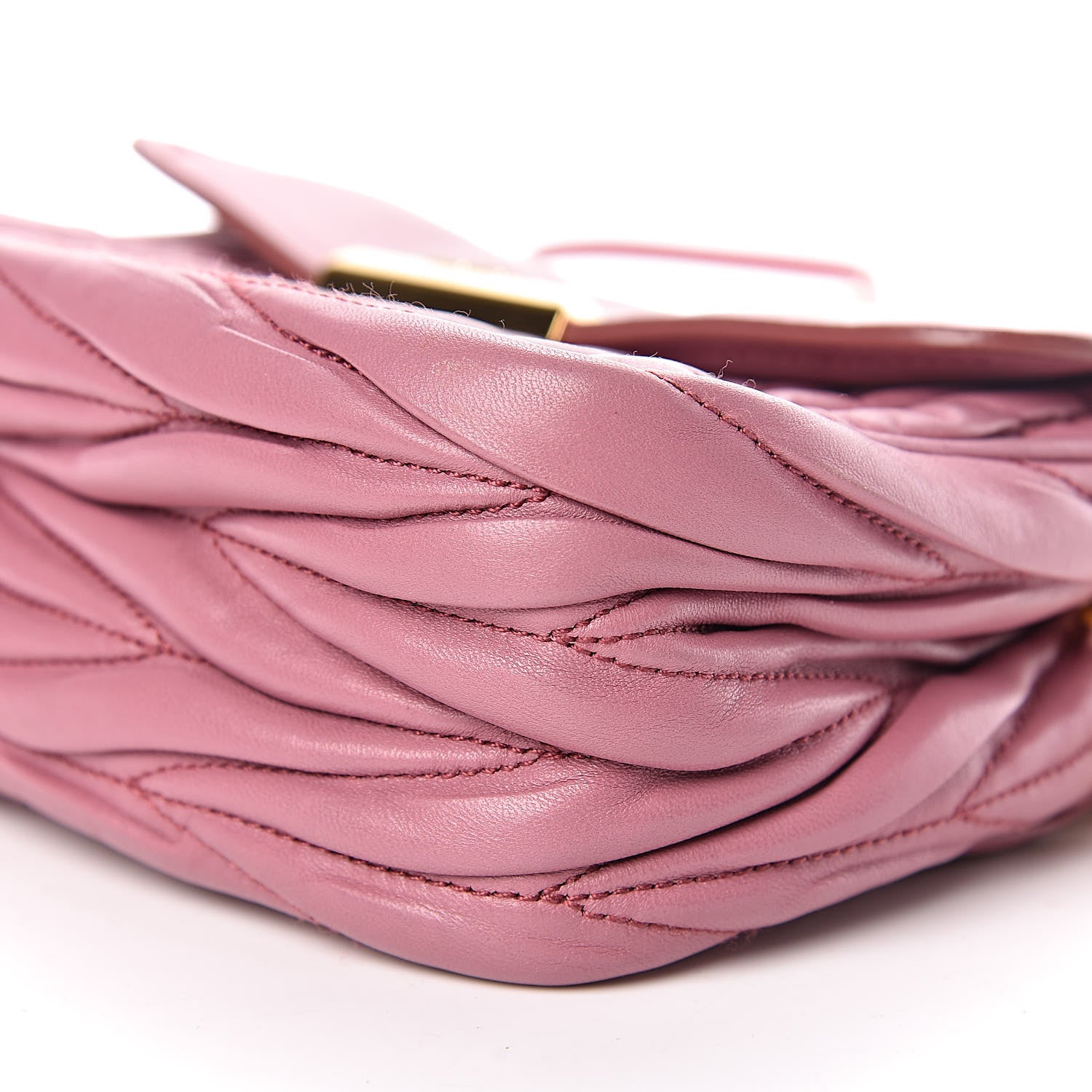 Miu Miu Nappa Matelasse Frame Bag Loto 6 of 9