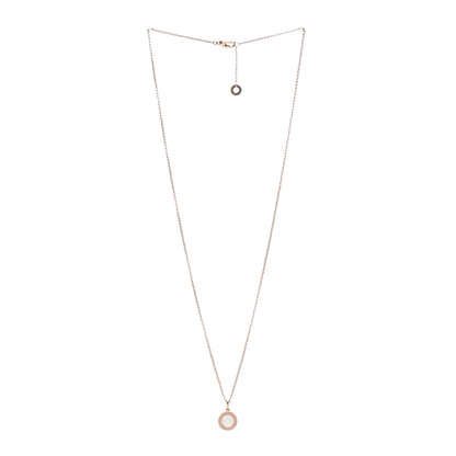 Bulgari 18K Rose Gold Mother of Pearl BVLGARI BVLGARI Pendant Necklace 3 of 4