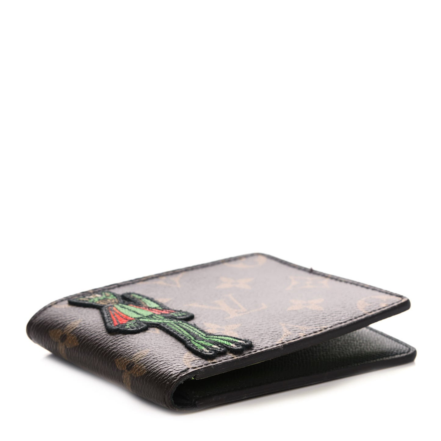 Monogram Embroidered Cartoon LV Friends Slender Wallet