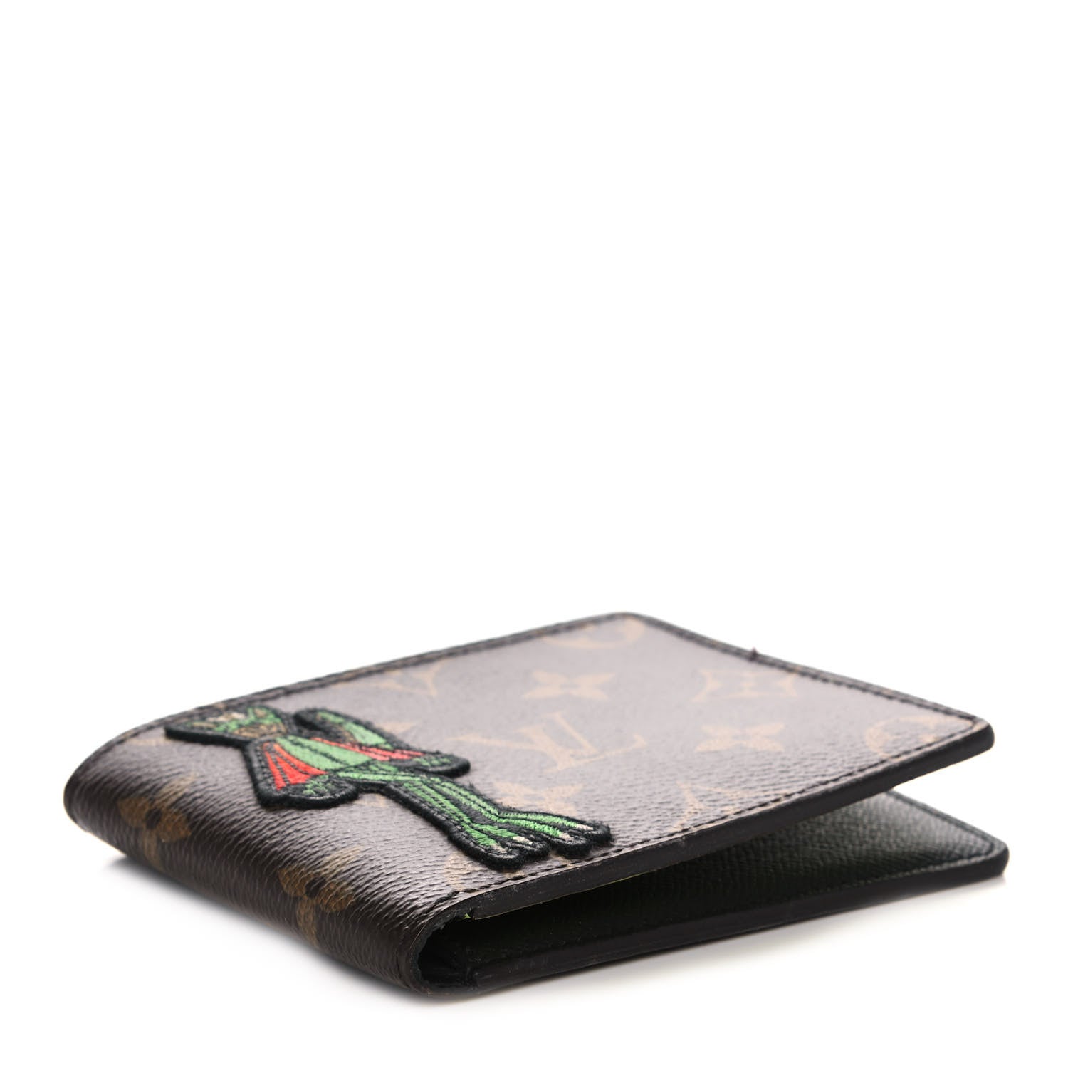 Louis Vuitton Monogram Embroidered Cartoon LV Friends Slender Wallet 4 of 12