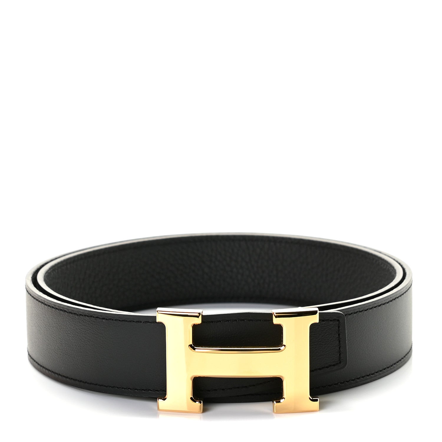Hermes Box Togo 32mm H Belt 85 Black 1 of 4