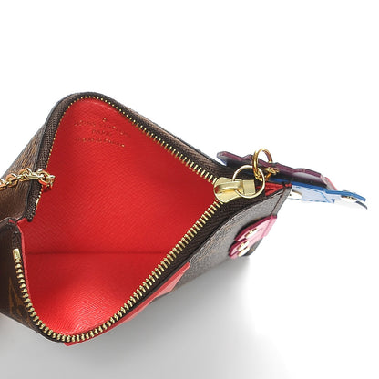 Louis Vuitton Monogram Totem Key Pouch Flamingo 5 of 8