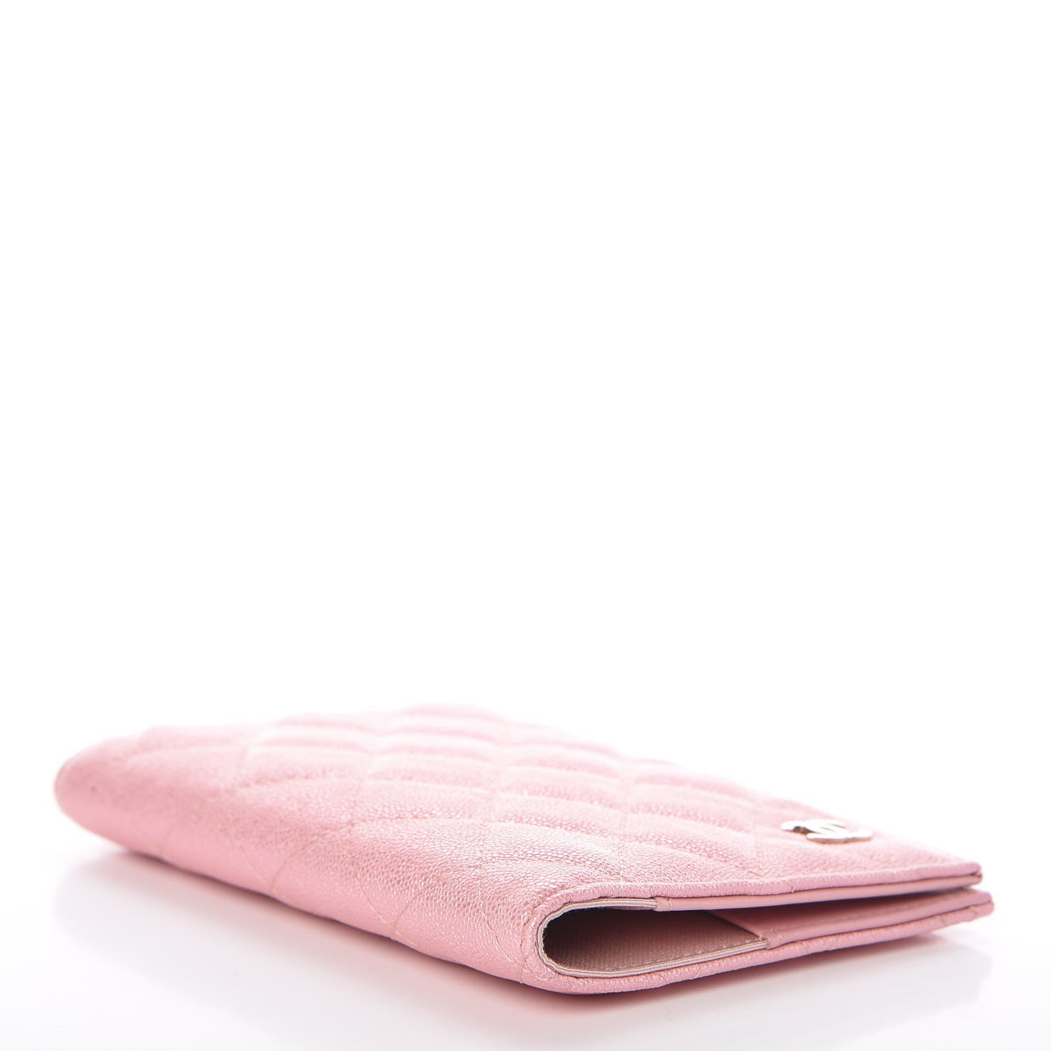 Chanel Iridescent Caviar Quilted Passport Holder Pink 4 of 8