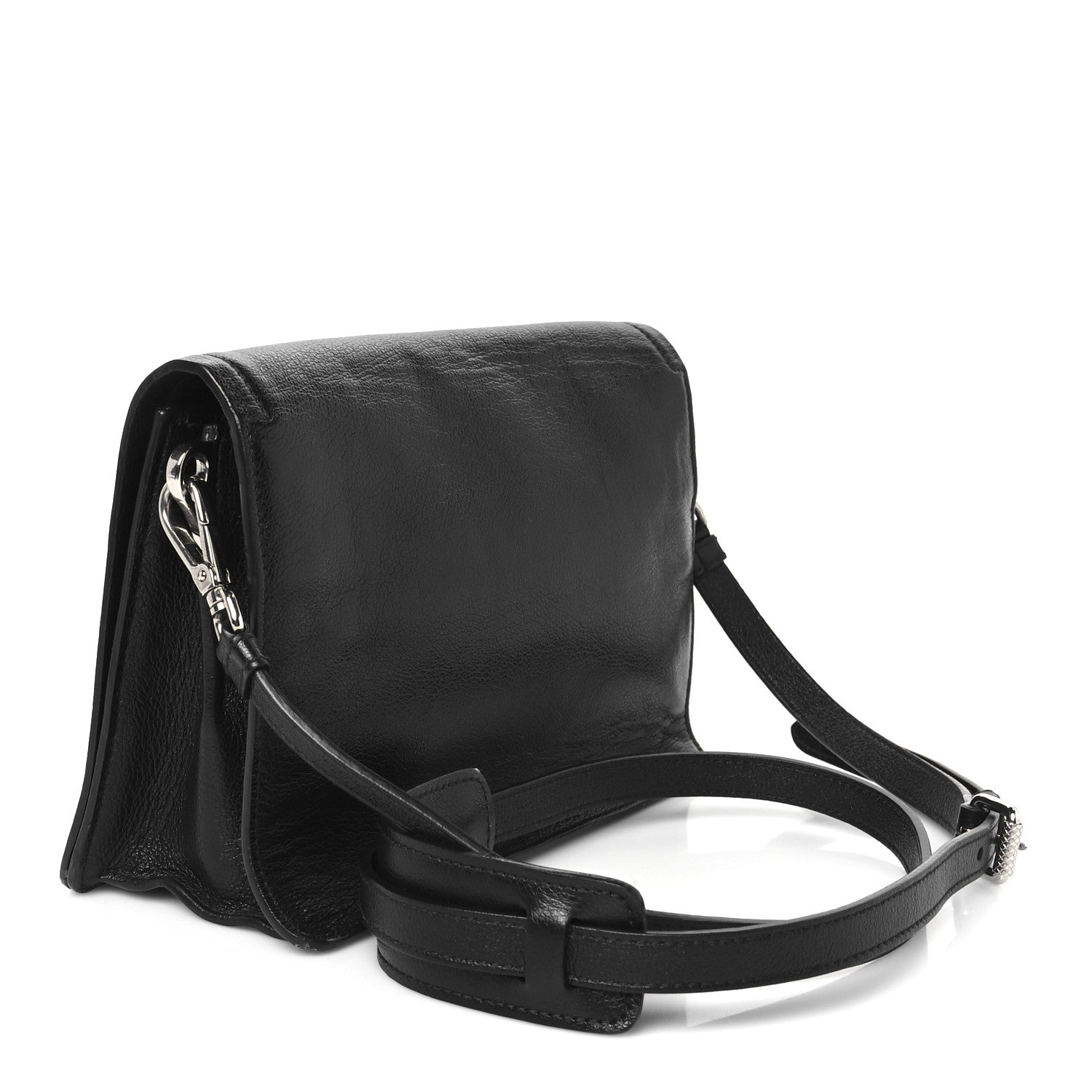 Prada Glace Calf Shoulder Bag Black 3 of 10