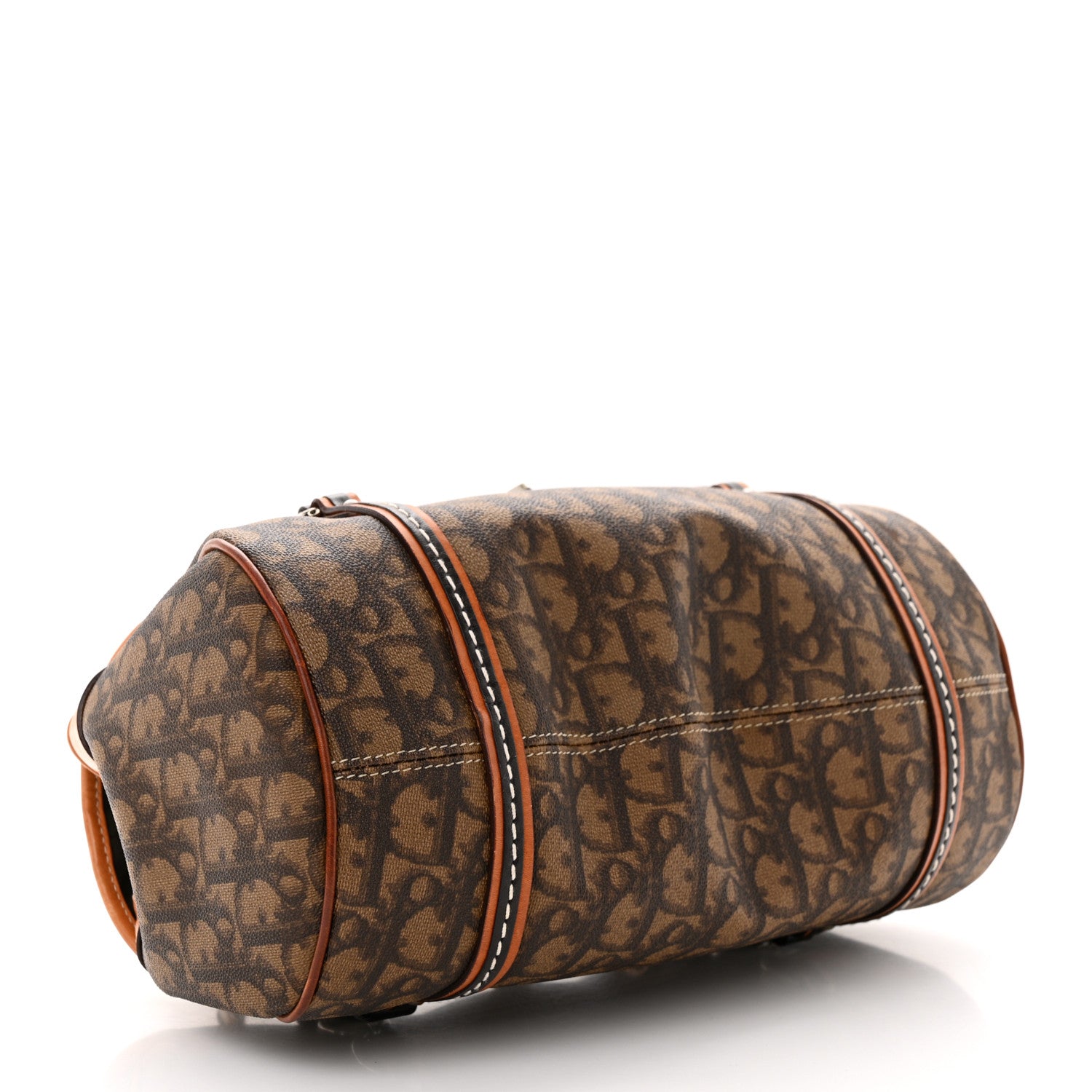 Christian Dior Monogram Romantique Trotter Flap Bag Brown 4 of 12