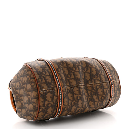 Christian Dior Monogram Romantique Trotter Flap Bag Brown 4 of 12