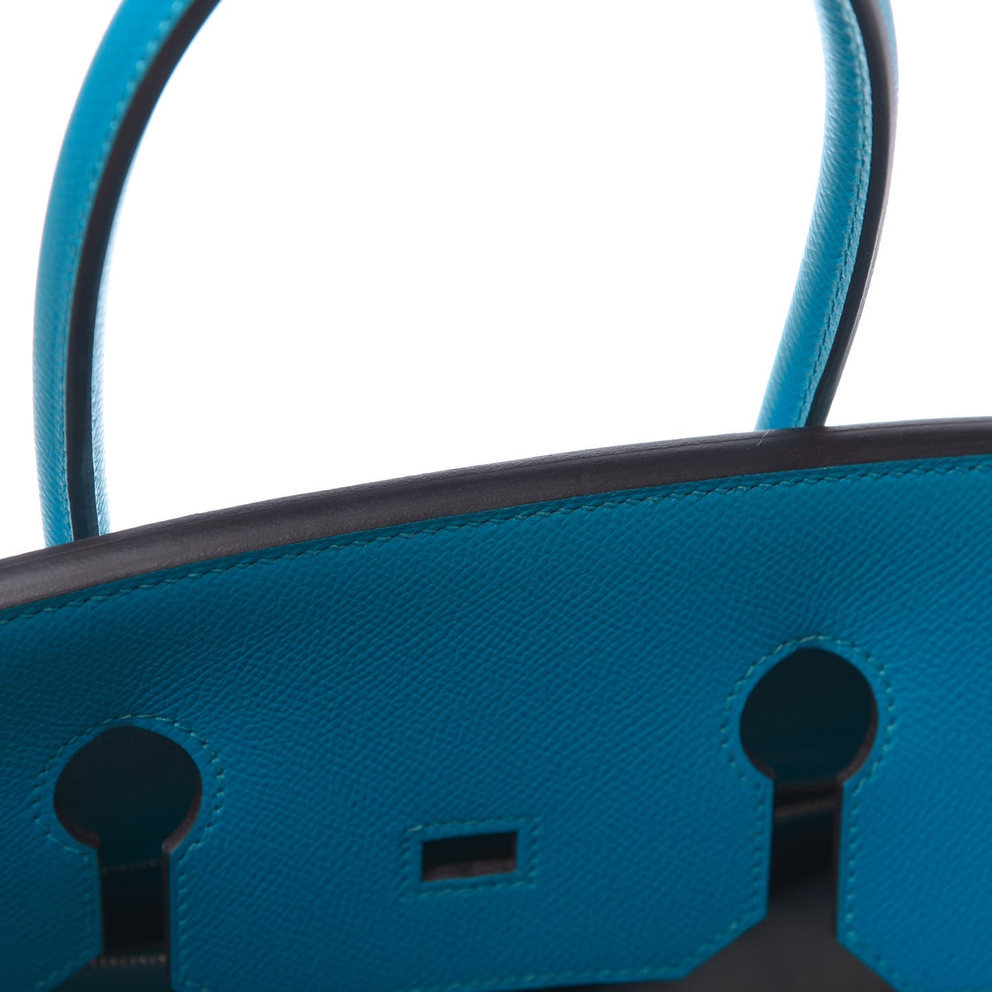 Epsom Birkin 35 Bleu Zanzibar