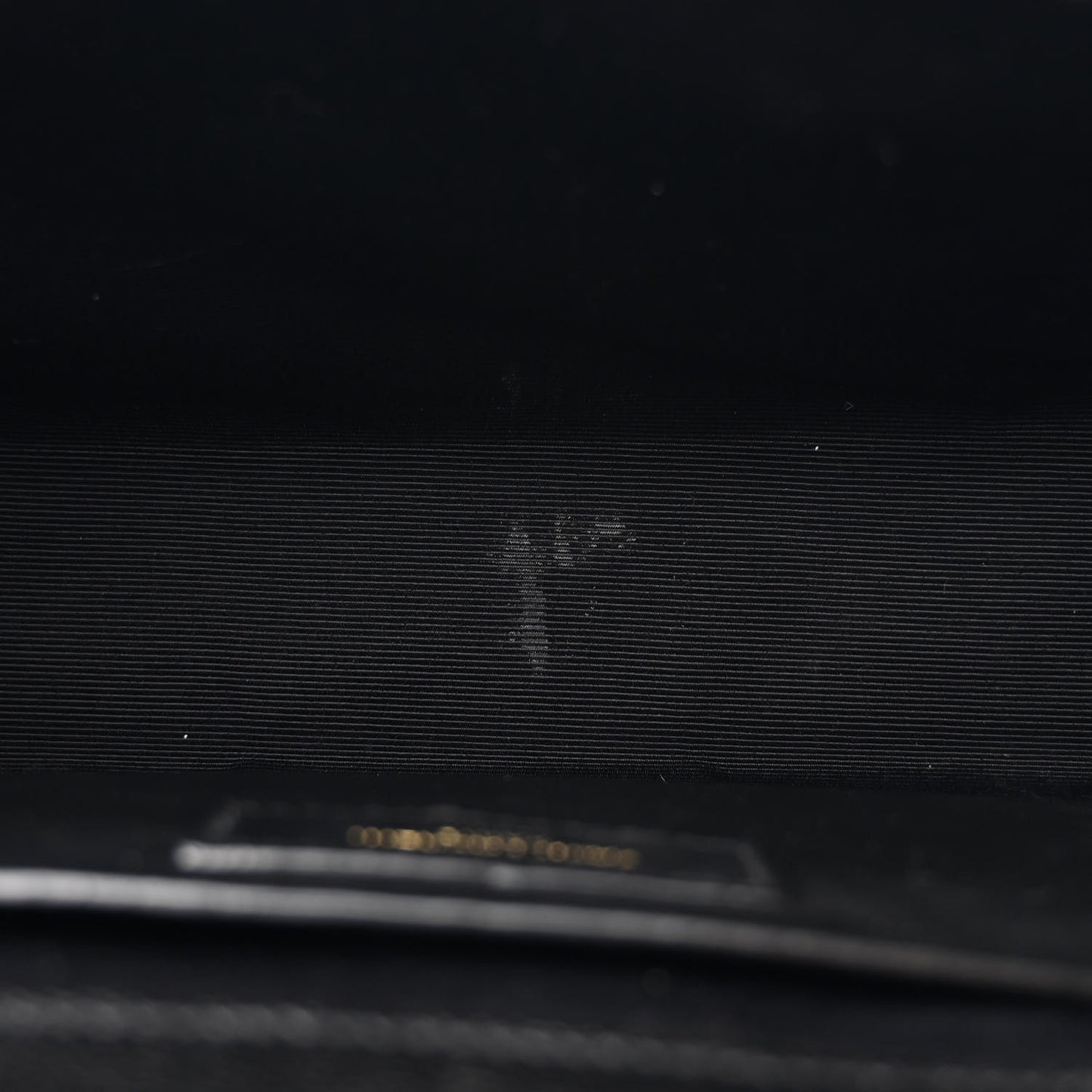 Grain De Poudre Textured Mixed Matelasse Triquilt Medium Monogram Satchel Black