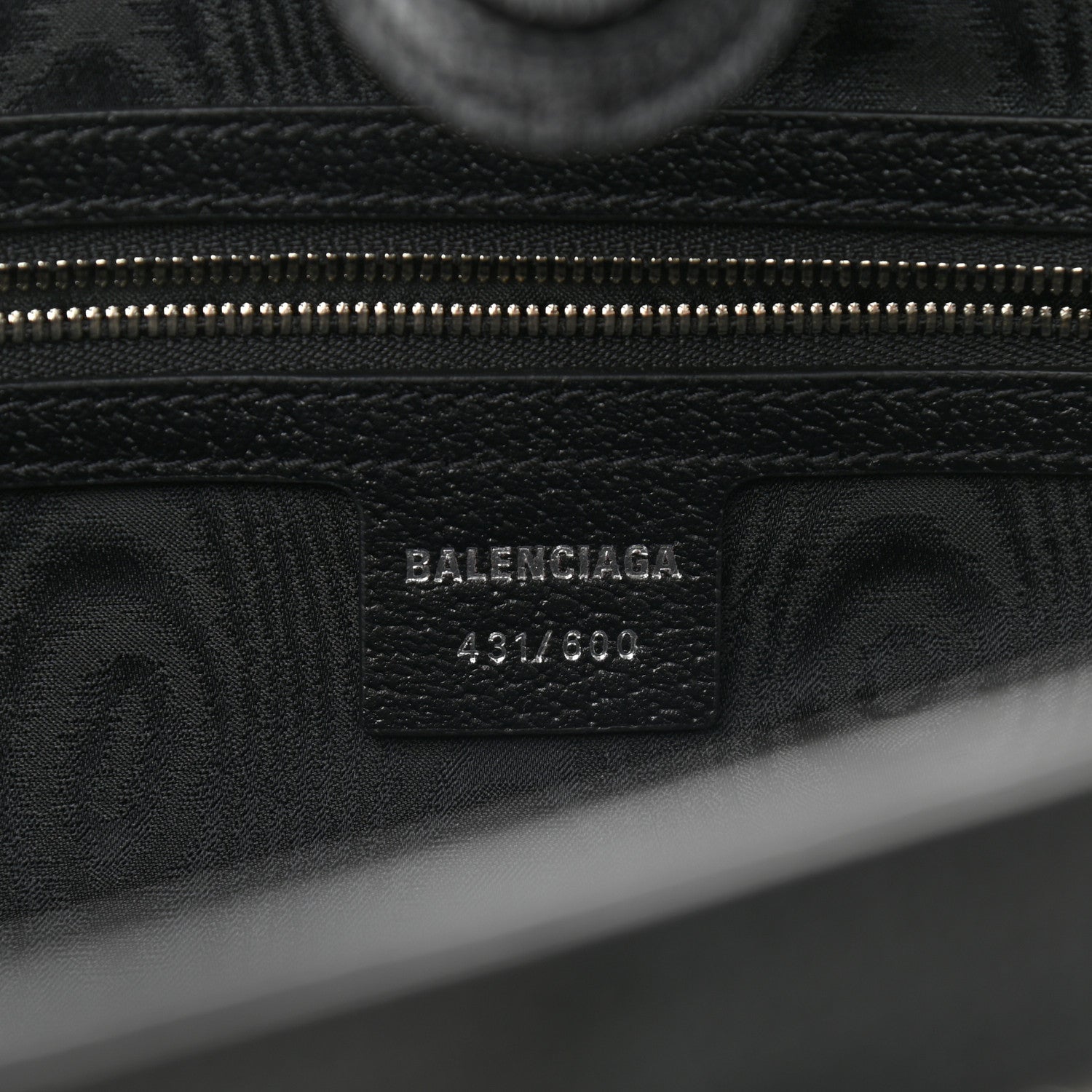 Gucci X BALENCIAGA BB Monogram Web Graffiti Medium Ophidia Shopping Tote Black 6 of 9