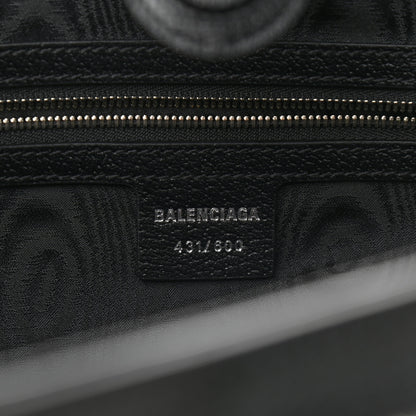 Gucci X BALENCIAGA BB Monogram Web Graffiti Medium Ophidia Shopping Tote Black 6 of 9