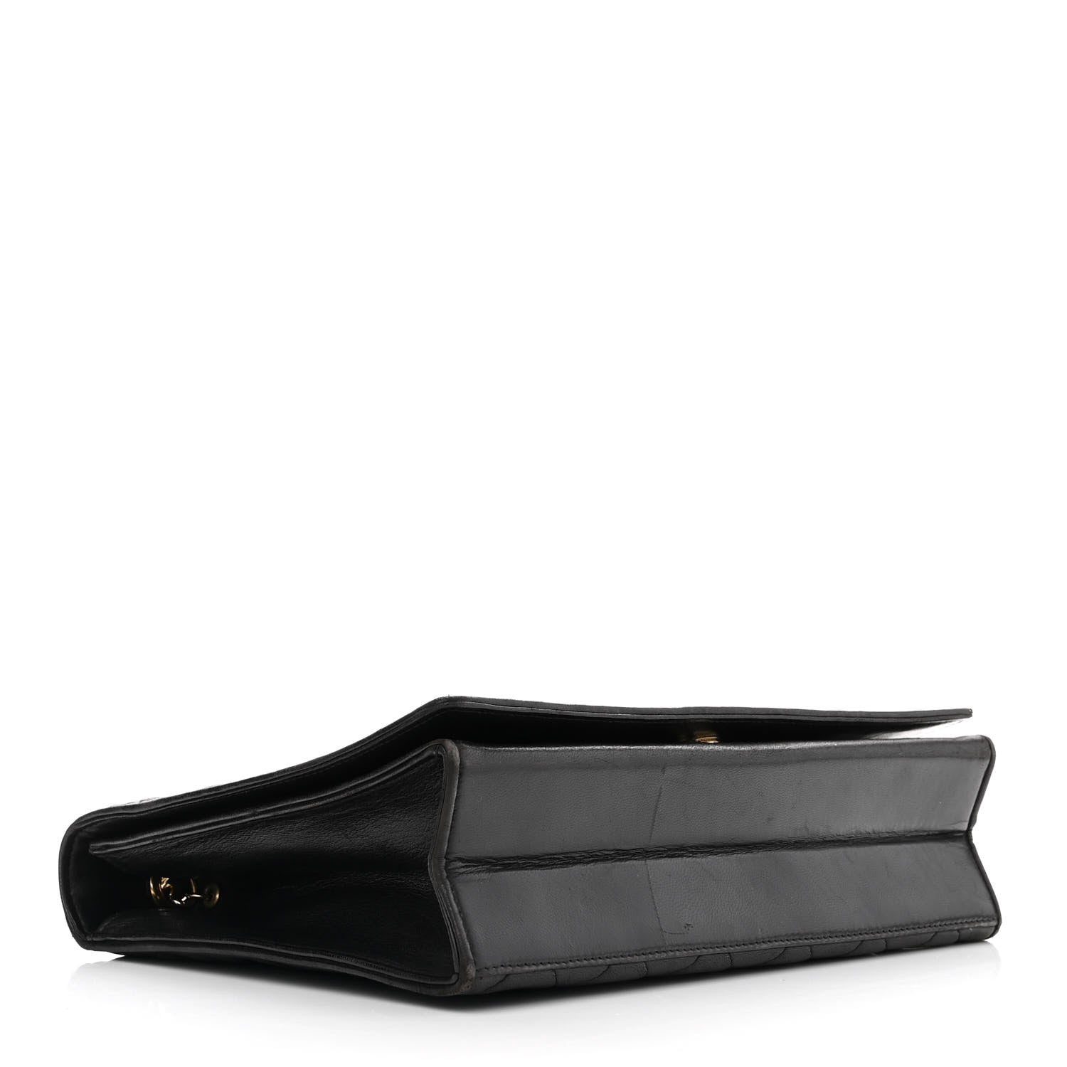 Chanel Lambskin Quilted CC Small Single Flap Black 4 of 14