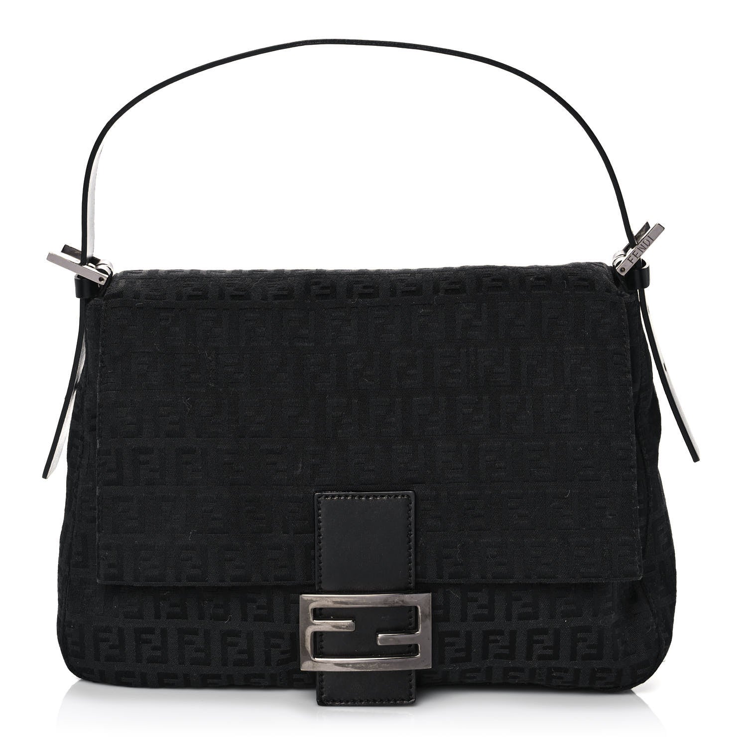 Fendi Zucchino Mama Baguette Black 1 of 10