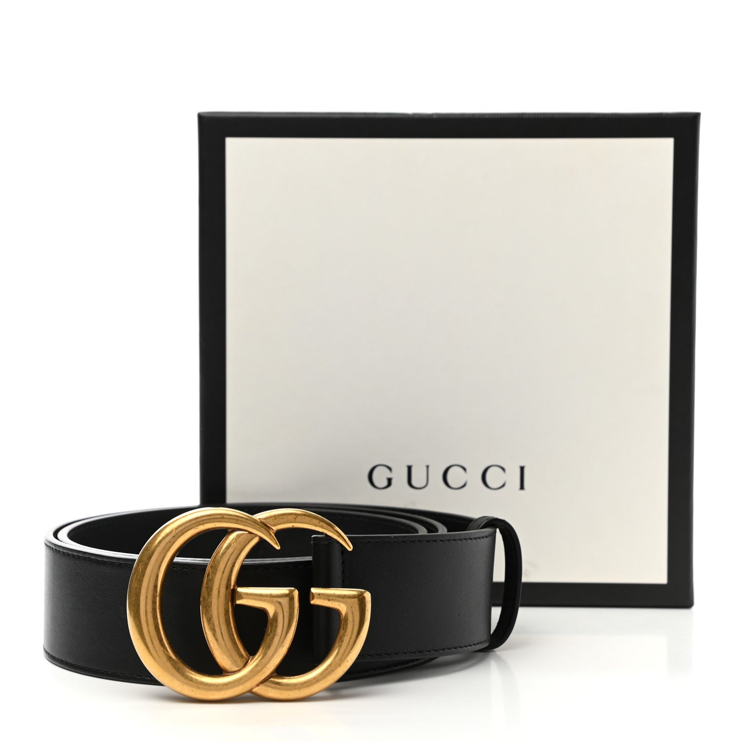 Calfskin Double G 40mm Belt 90 36 Black