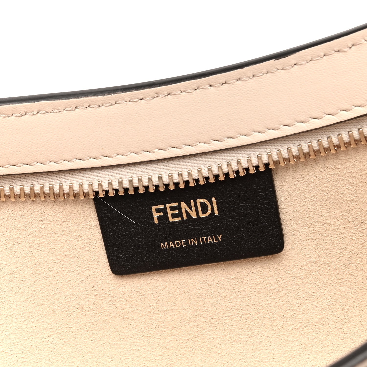 Fendi Fox Fur Vitello Fendi O'Lock Swing Camelia 6 of 10