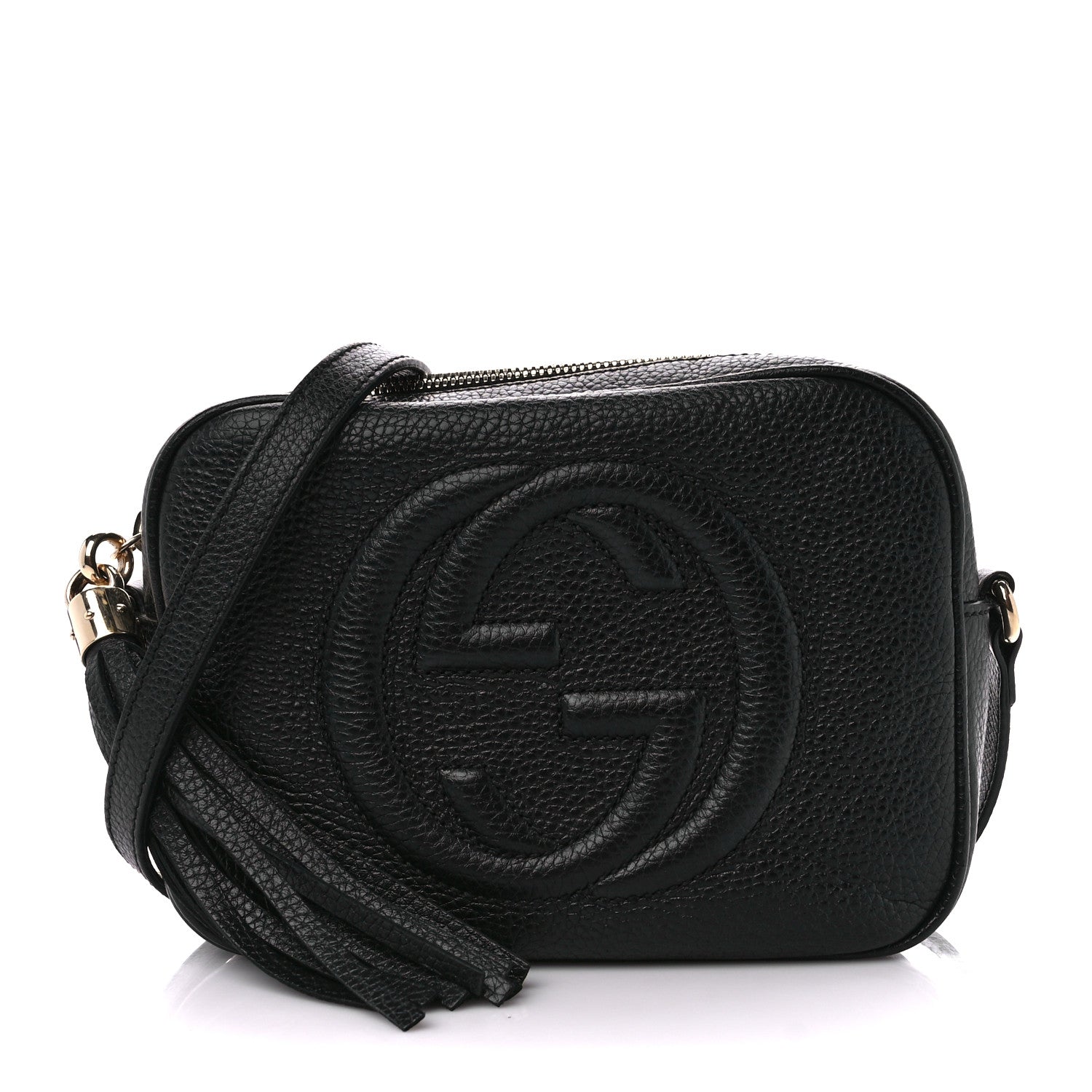Gucci Pebbled Calfskin Small Soho Disco Bag Black 1 of 12