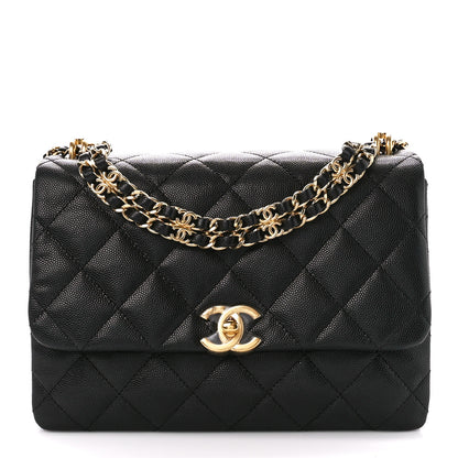 Chanel Caviar Quilted Coco First Flap Black 1 of 10