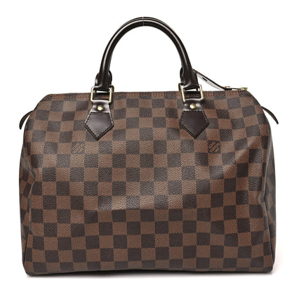 Louis Vuitton Damier Ebene Speedy 30 1 of 9