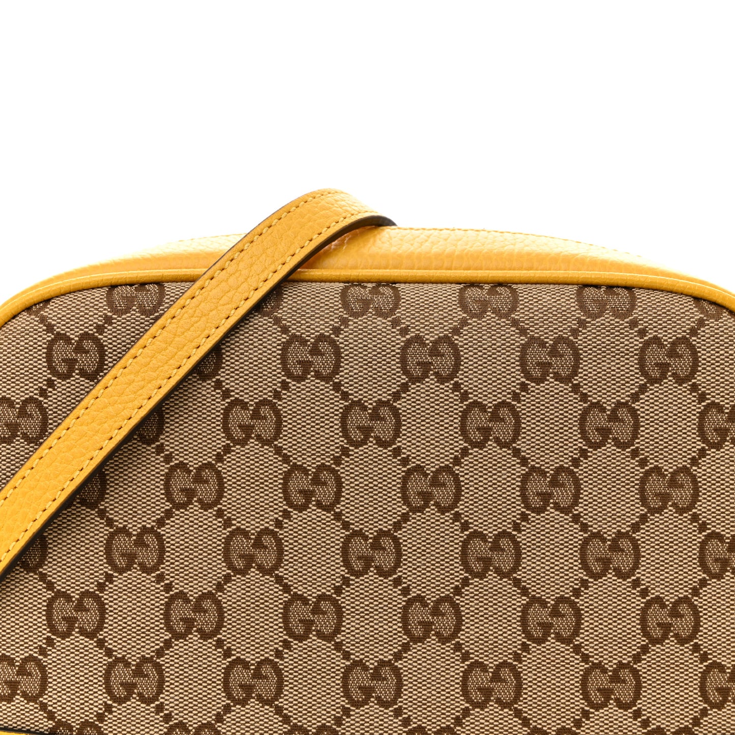 Monogram Dollar Calfskin Mini Bree Messenger Bag Beige Ebony New Buttercup
