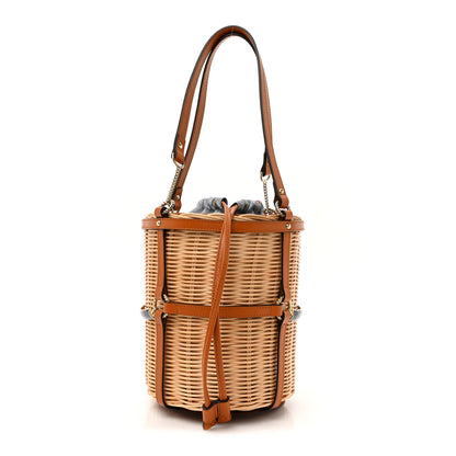 Gucci Wicker Bucket Bag Natural 1 of 10
