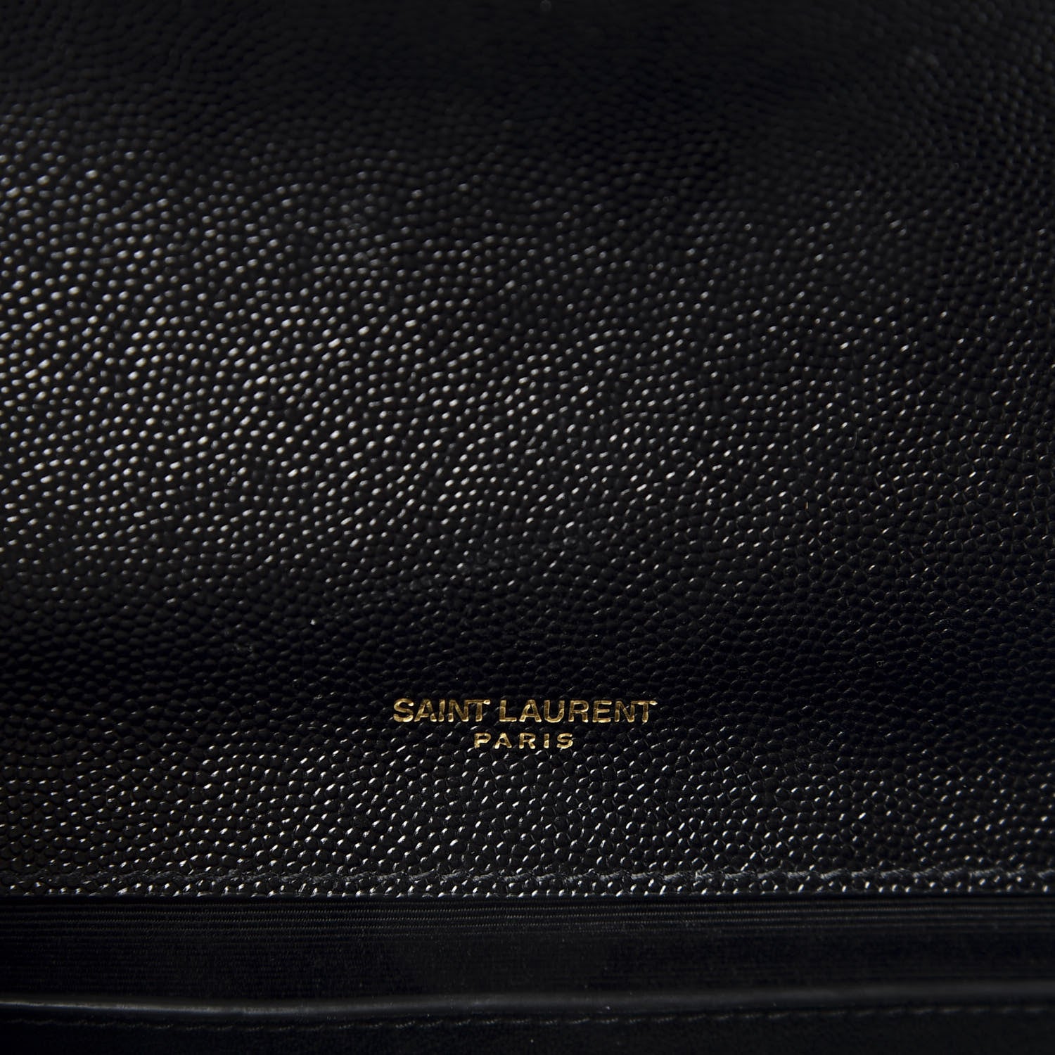 Saint Laurent Grain De Poudre Textured Mixed Matelasse Triquilt Medium Monogram Satchel Black 8 of 9